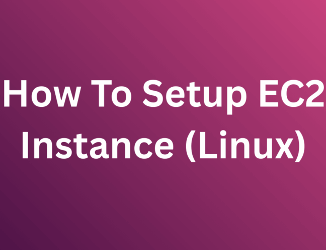 Setuo EC2 Instance