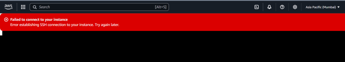 How to Fix “Failed to Connect to Your Instance – SSH Connection Error”